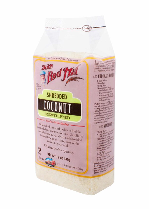 Bob's Red Mill Shredded Coconut (Unsweetened), 12 Ounce (Pack of 4) - Image 5
