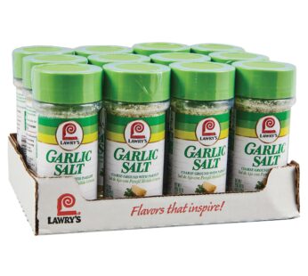 Lawry’s Coarse Ground With Parsley Garlic Salt, 6 Ounce (Pack of 12)
