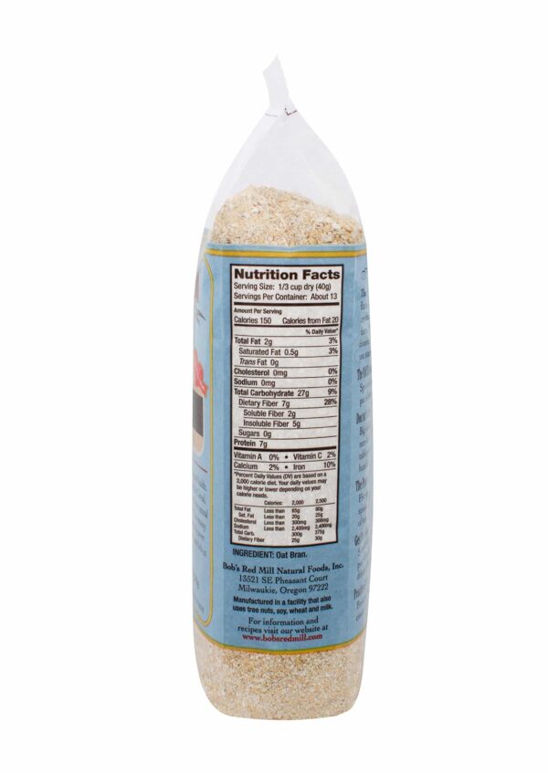 Bob's Red Mill Cereal Oat Bran, 18 Ounce (Pack of 4) - Image 3