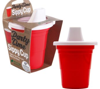 GAMAGO Party Time Baby Sippy Cup – Adorably Cute Learner Sippy Cup for Babies, Toddlers and Kids – 6+ Months Old – Holds 7 Ounces – BPA-Free – Food-Sa