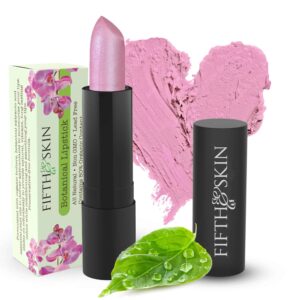 Fifth & Skin BOTANICAL Lipstick (SWEET PEA) | Made in USA | Vegan | Natural | Organic | Cruelty Free | Paraben Free | NO Lead | Moisturizing Color tha - Image 1