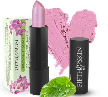 Fifth & Skin BOTANICAL Lipstick (SWEET PEA) | Made in USA | Vegan | Natural | Organic | Cruelty Free | Paraben Free | NO Lead | Moisturizing Color tha