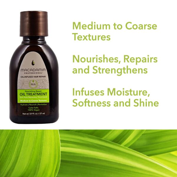 Macadamia Professional Hair Care Sulfate & Paraben Free Natural Organic Cruelty-Free Vegan Hair Products Nourishing Hair Repair Oil Treatment-0.9oz - Image 7