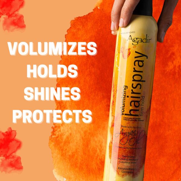 AGADIR Volumizing Firm Hold Hair Spray, 10.5 oz - Image 4