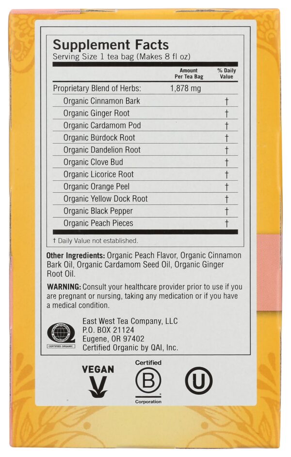 Yogi Tea, Peach DeTox, 16 Count - Image 7