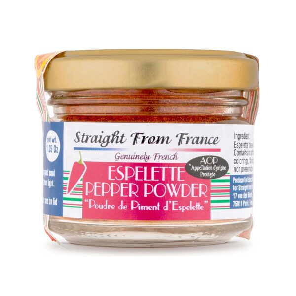 Straight From France - Espelette Pepper powder from France (1.06oz)