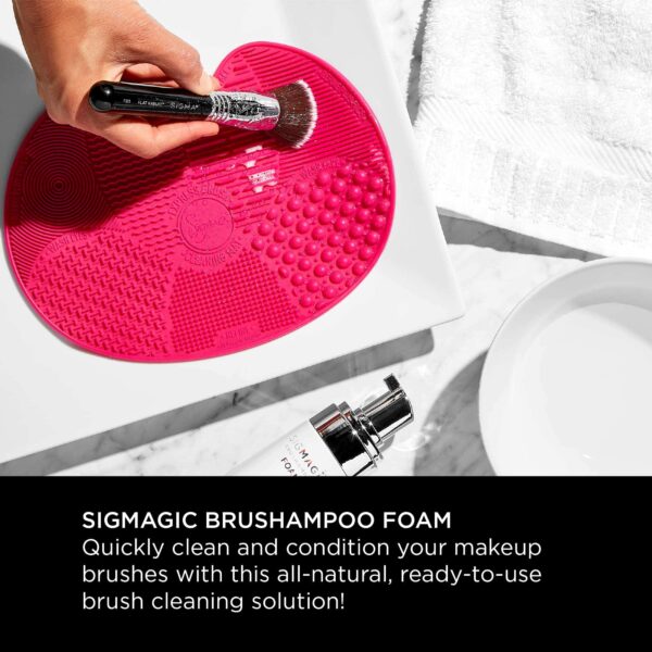 Sigma Beauty Sigmagic Foam Makeup Brush Shampoo ? Makeup Brush Cleaner Solution with Professional Grade Formula to Remove Makeup Residue and Build Up - Image 3