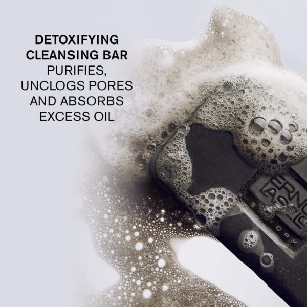Erno Laszlo Sea Mud Deep Cleansing Bar for Skincare, Charcoal Cleansing Face Bar Purifies, Unclogs Pores, Absorbs Excess Oil, 3.4 Oz, Black - Image 3