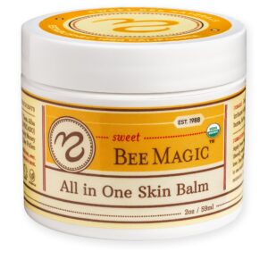 Sweet Bee Naturals - Sweet Bee Magic, All In One Healing Organic Skin Balm. Organic Skin Aid, Small Batch Crafted in USA, Certified Organic, All Natural Skin Aid- 2 Ounce Jar - Image 1