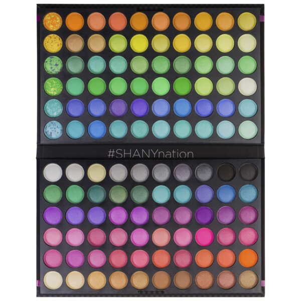 SHANY Highly Pigmented Eye Makeup Palette, 120 Matte Shimmer Metallic Eyeshadow Pallet with Long Lasting and Blendable Natural Colors - Classic Neon - Image 5