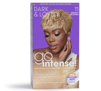 SoftSheen-Carson Dark and Lovely Ultra Vibrant Permanent Hair Color Go Intense Hair Dye for Dark Hair with Olive Oil for Shine and Softness, Light Gol
