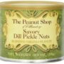 The Peanut Shop of Williamsburg Savory Dill Pickle Nuts, 10.5-Ounce Tin