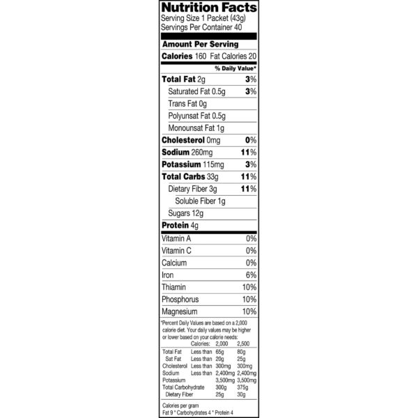 Quaker Instant Oatmeal Cereal, Maple and Brown Sugar, (40-1.51 oz packets) 60.6 Ounce - Image 4
