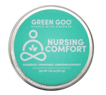 Green Goo All Natural Nursing Comfort Salve for Breastfeeding Cracked and Sore Nipples, 1.82 Ounce Large Tin