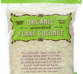 2 Bags of Trader Joe’s Organic Unsweetened Flake Coconut