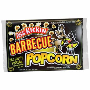 ASS KICKIN' BBQ Microwave Popcorn Bags - 12 Pack - Ultimate Barbecue Gourmet Popcorn Gift - Makes a Great Movie Theater Popcorn or Snack Food for Movi - Image 2