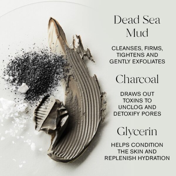 Erno Laszlo Sea Mud Deep Cleansing Bar for Skincare, Charcoal Cleansing Face Bar Purifies, Unclogs Pores, Absorbs Excess Oil, 3.4 Oz, Black - Image 4