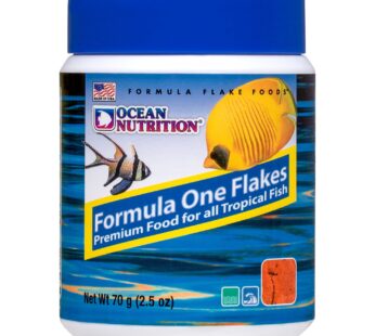 Ocean Nutrition Formula 1 Flake Fish Food 2.5 Ounces (71 Grams) Jar | Saltwater Marine Aquarium Flakes Food for Reef Aquariums | Angelfish Clownfish D