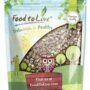 Food to Live No Shell Pistachios, 1.5 Pounds ? Unsalted, Kernels, Sirtfood, Bulk. Pistachios Individual Packs. Wonderful Keto and Paleo Snack
