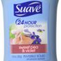 Suave Deodorant 2.6 Ounce 24Hr Sweet Pea & Violet Invis. Solid (76ml) (2 Pack)