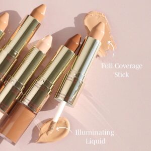 Wander Beauty Dualist Matte and Illuminating Concealer Makeup - Medium - Dual-Ended Matte Concealer Stick + Liquid Concealer - Full Coverage Concealer - Image 4