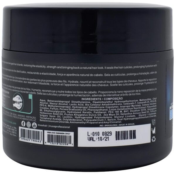 TRUSS Net Hair Mask - Deep Conditioning Treatment + Hair Repair Mask for Curly Hair - Detangle + Hydrate Curls while Soothing Damage - Anti Frizz + Hu - Image 9