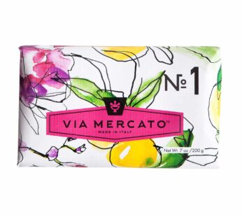 Via Mercato Italian Soap Bar (200 g), No. 1 – Bergamot, Patchouli & Rosewood