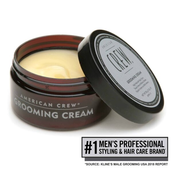 Men's Grooming Cream by American Crew, Like Hair Gel with High Hold with High Shine, 3 Oz (Pack of 2) - Image 2