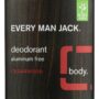 Every Man Jack Deodorant Stick Aluminum Free, Cedarwood, 3 Oz