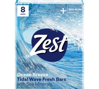 Zest Bar Soap – Ocean Breeze for Women – 8 x 4 oz Bar Soap