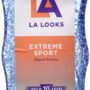 La Looks Gel #10 Extreme Sport Tri-Active Hold 20 Ounce (Blue) (591ml) (3 Pack)