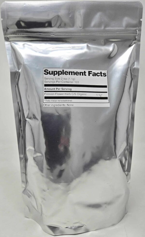 Starwest Botanicals Organic Passion Flower Herb Cut and Sifted Loose Leaf Tea - 4 Ounce Bag - Image 2
