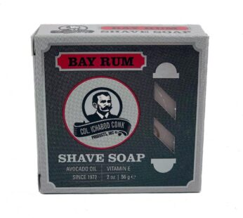 Col. Ichabod Conk Glycerin Shave Soap, 2.25oz (Bayrum 4 Pack)