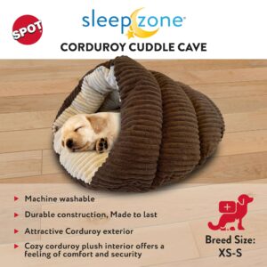 SPOT Sleep Zone Cuddle Cave - Cat Cave Bed for Indoor Cats and Mini Dogs, Durable, Comfortable, Washable for Kittens and Puppies under 10 lbs and 12 i - Image 3