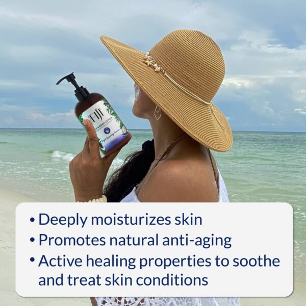 Coco Fiji Face & Body Lotion Infused With Coconut Oil | Lotion for Dry Skin | Moisturizer Face Cream & Massage Lotion for Women & Men | Night Blooming - Image 5