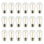 Newhouse Lighting S14LED18 Outdoor Weatherproof S14 String Light Bulbs, 18 Count (Pack of 1)