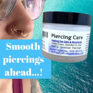 Urban ReLeaf Piercing Care - Healing Sea Salt & Botanical Aftercare - Safely Clean & Heal New & Stretched Piercings - 1 (3 Ounce) - Image 5