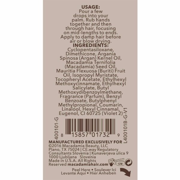 Macadamia Professional Hair Care Sulfate & Paraben Free Natural Organic Cruelty-Free Vegan Hair Products Nourishing Hair Repair Oil Treatment-0.9oz - Image 8