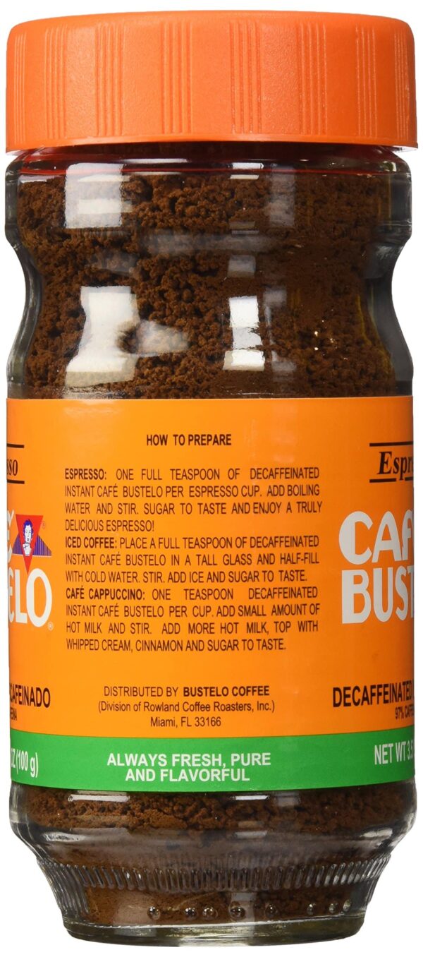 Bustelo Instant Decaf Coffee, 3.5 oz - Image 2