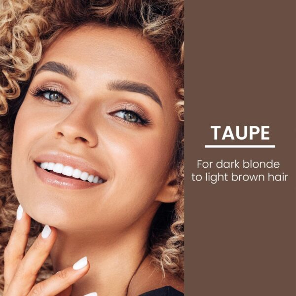 True + Luscious Brow Definer Pencil - Pomade & Powder Combo With Organic Castor Oil - Fills, Shapes Eyebrows - Waterproof - Taupe (Universal) - Image 4