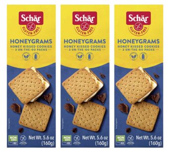 Schar – Honeygrams – Certified Gluten Free – No GMO’s, Lactose, Wheat or Preservatives – (5.6 oz) 3 Pack