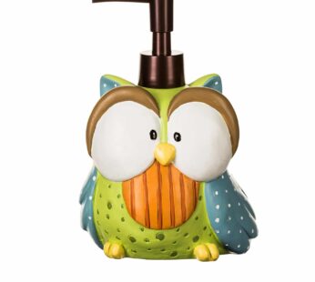 Borders Unlimited Owl Lotion/Soap Pump Who’s Hoo, Multi