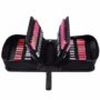 ROWNYEON Lipstick Organizer Case Lipstick Holder 67 Slots Portable Lipstick Bag Travel Makeup Bag Cosmetic Case Large Capacity Lipstick Carrying Case