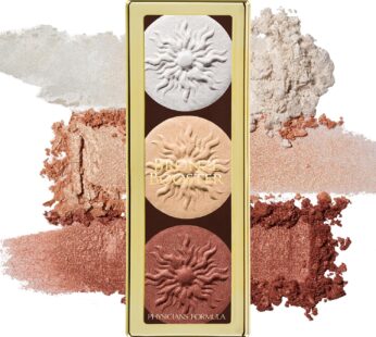 Physicians Formula Highlighter & Contour Powder Palette, Shimmer Strobing,-Fragrance Free, Paraben Free, Gluten Free, Dermatologist Tested