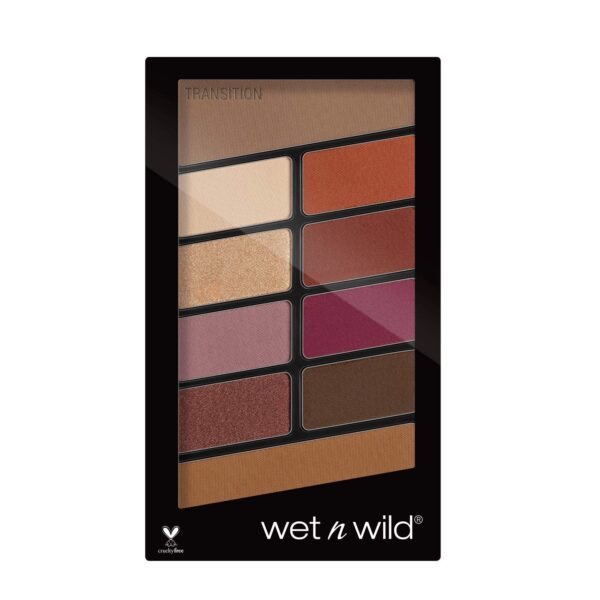wet n wild Color Icon Eyeshadow 10 Pan Palette, Rose in the Air, 0.3 Ounce - Image 2