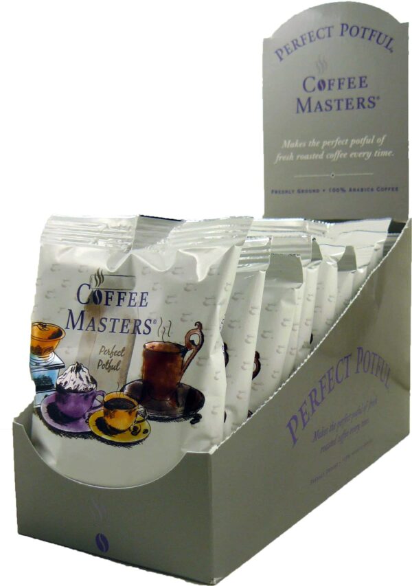 Coffee Masters Perfect Potful Cinn Ful Nut Ground Coffee, 1.5-Ounce Packets (Pack of 12)