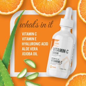 All Natural Advice Vitamin C Serum For Face, 60ml / 2oz with 20% Vitamin C, Hyaluronic Acid, Aloe, MSM, Vitamin E, & Organic Botanicals Solution, Supp - Image 5