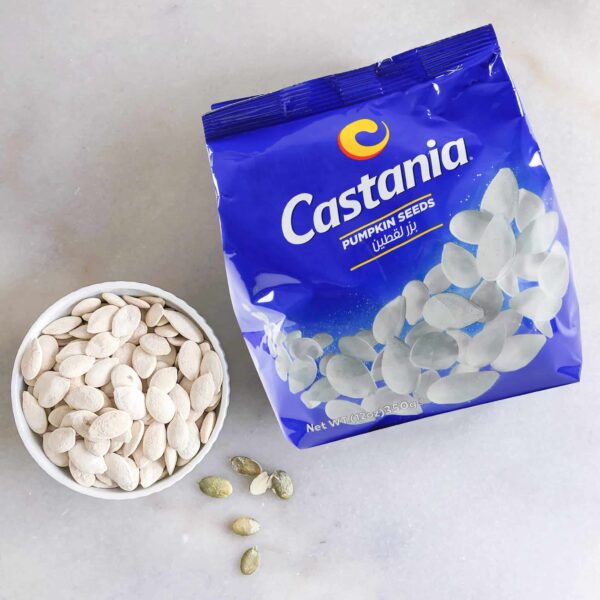 Castania Lebanese Pumpkin Seeds, No Additives, No Preservatives, Salty Snacks, 12oz Bag - Image 2