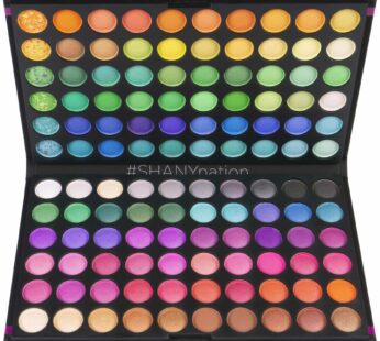 SHANY Highly Pigmented Eye Makeup Palette, 120 Matte Shimmer Metallic Eyeshadow Pallet with Long Lasting and Blendable Natural Colors – Classic Neon