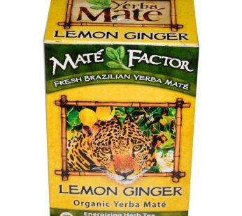 THE MATE FACTOR Lemon Ginger, 20 Count